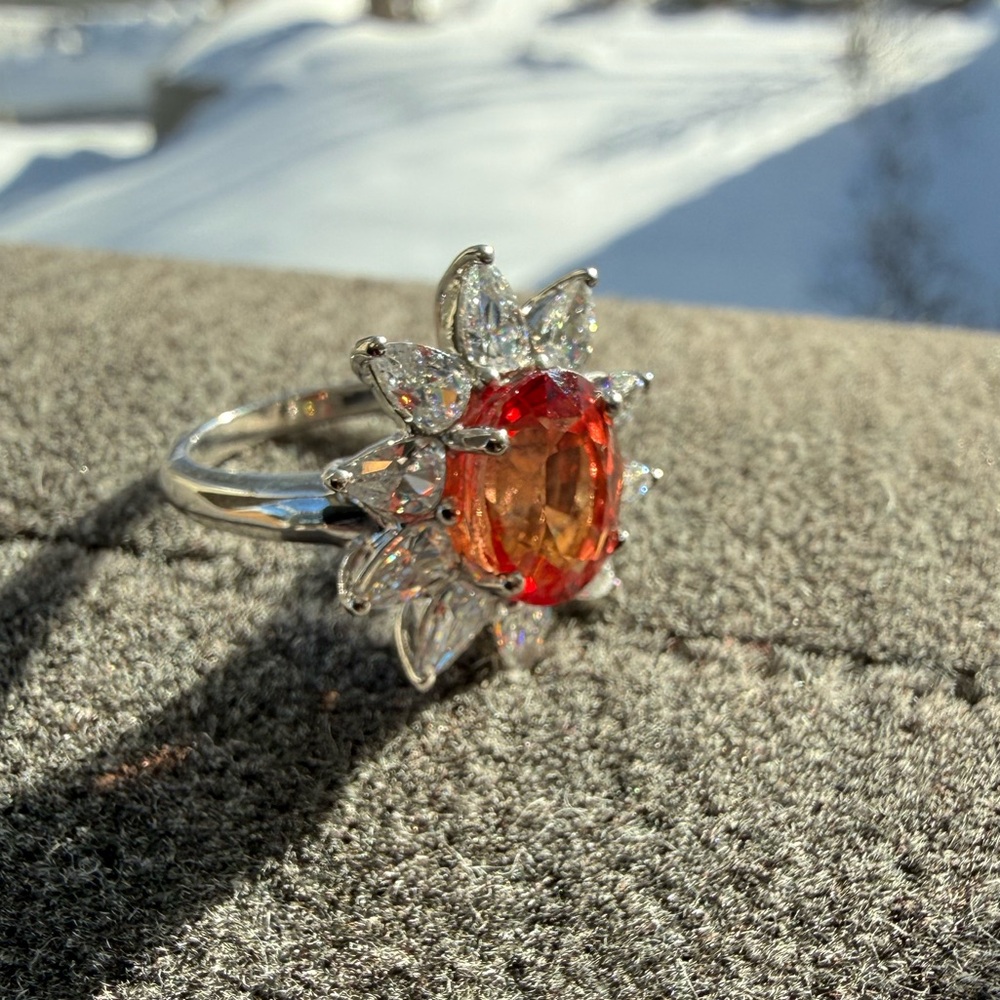 3/$100 Sunset Orange Ring size 6